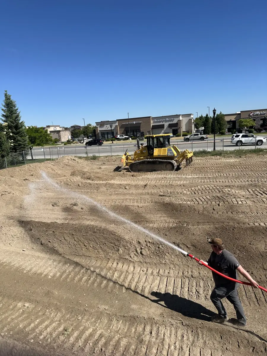 Dust and erosion control during grading